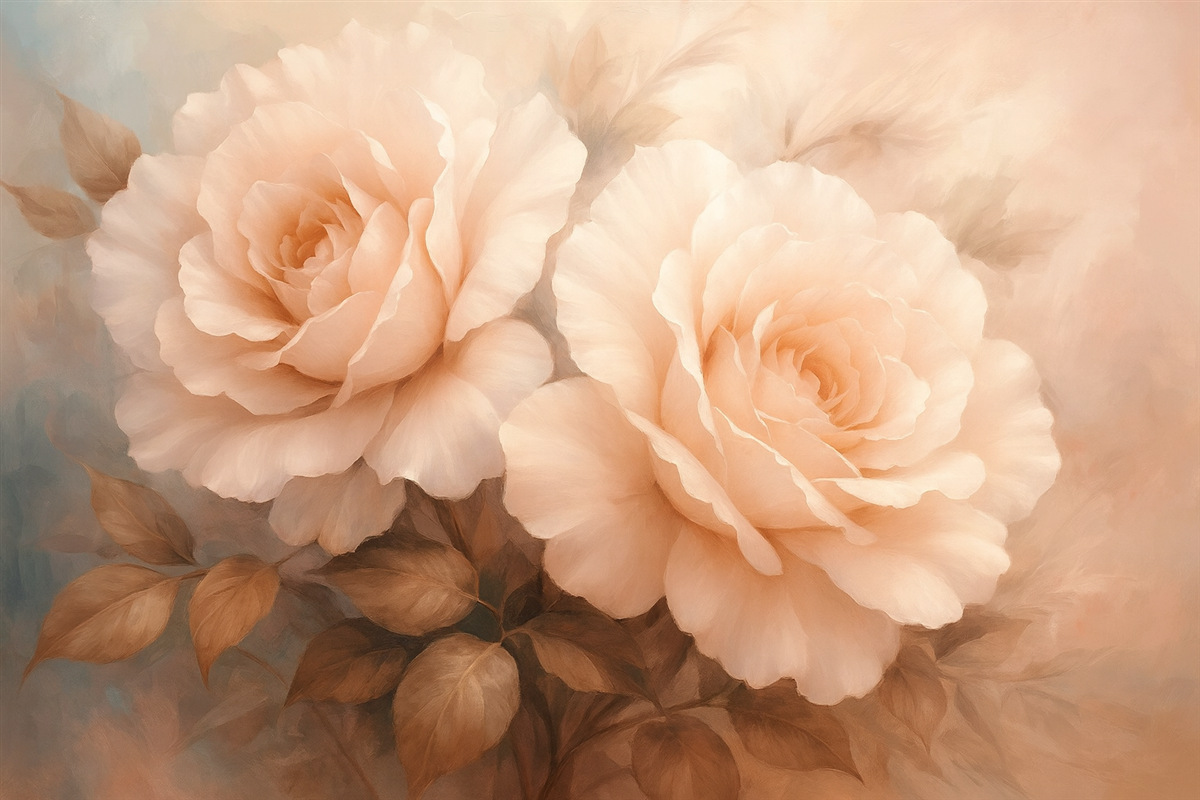 Fototapeta Dwa kwiaty.