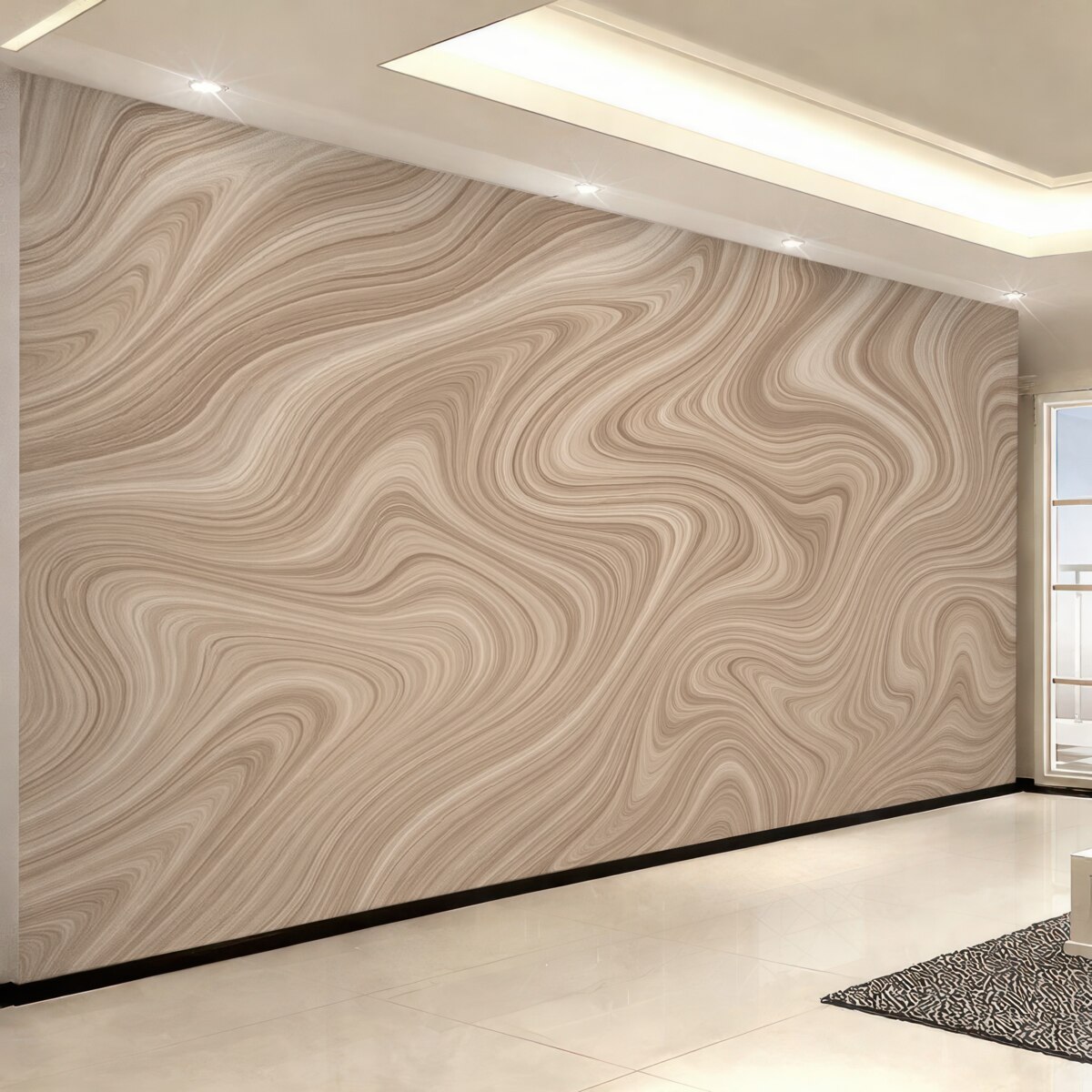 Fototapeta Abstrakcja, plamy, subtelny beżowy odcień.