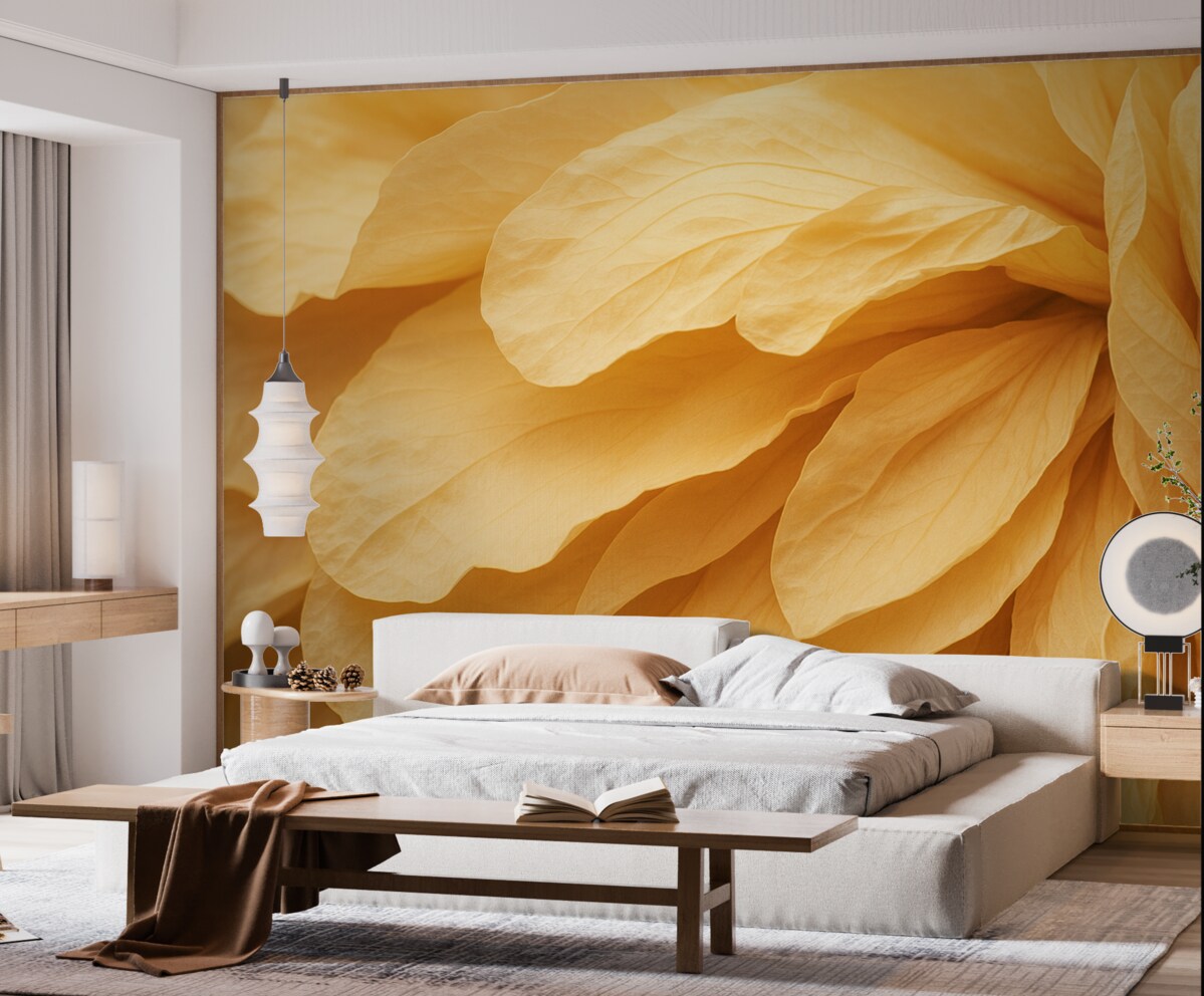 Fototapeta Kadr na płatki Maro w odcieniach beżowo-pomarańczowych.