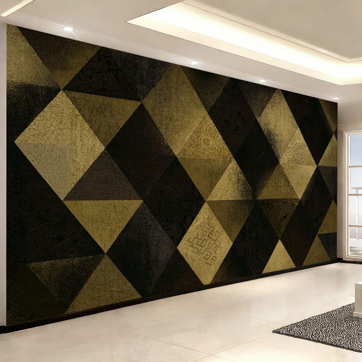 Fototapeta Dekoracje w eleganckiej geometrii.