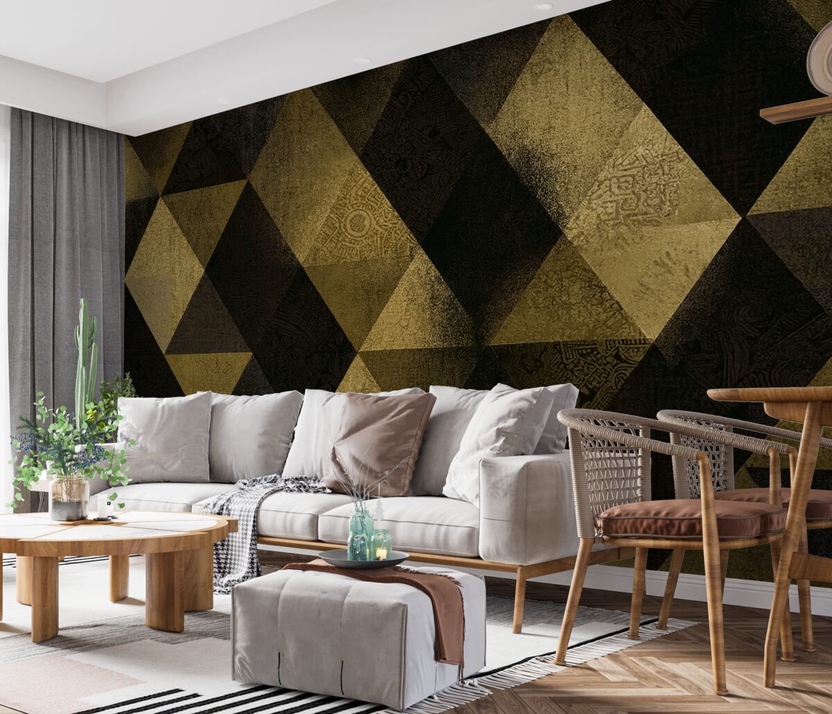 Fototapeta Dekoracje w eleganckiej geometrii.