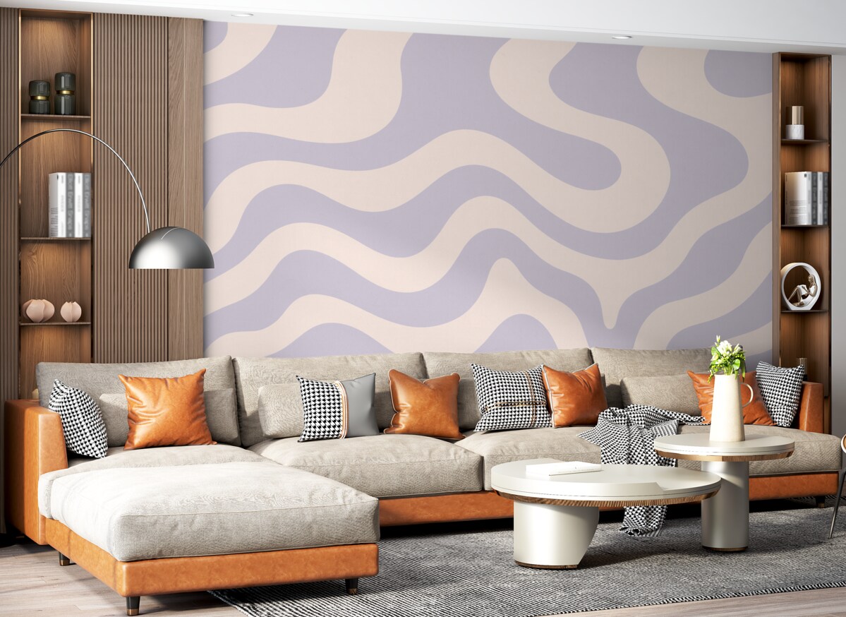 Fototapeta Skręcające się gustowne linie.