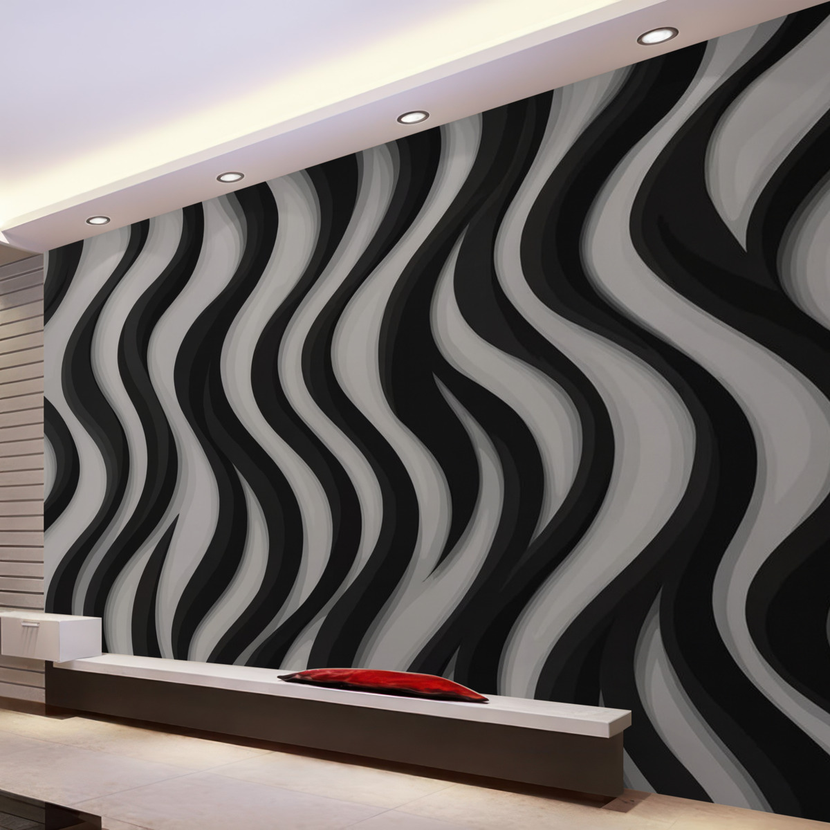 Fototapeta Ciemne fale