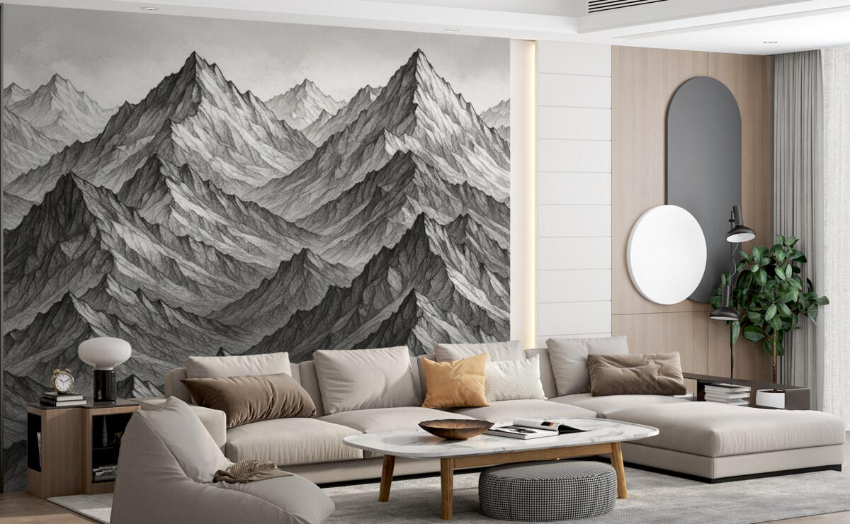 Fototapeta Linie górskie