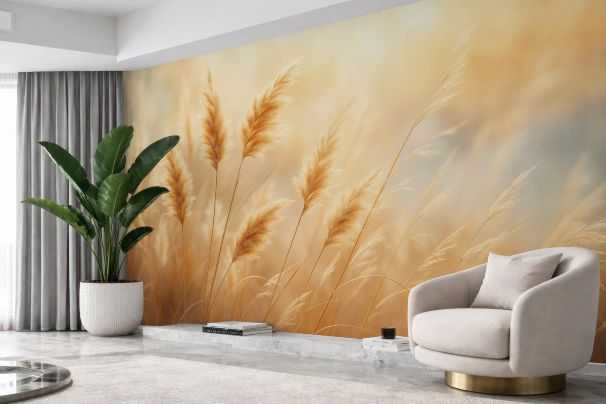 Fototapeta Trawa wyschnięta.