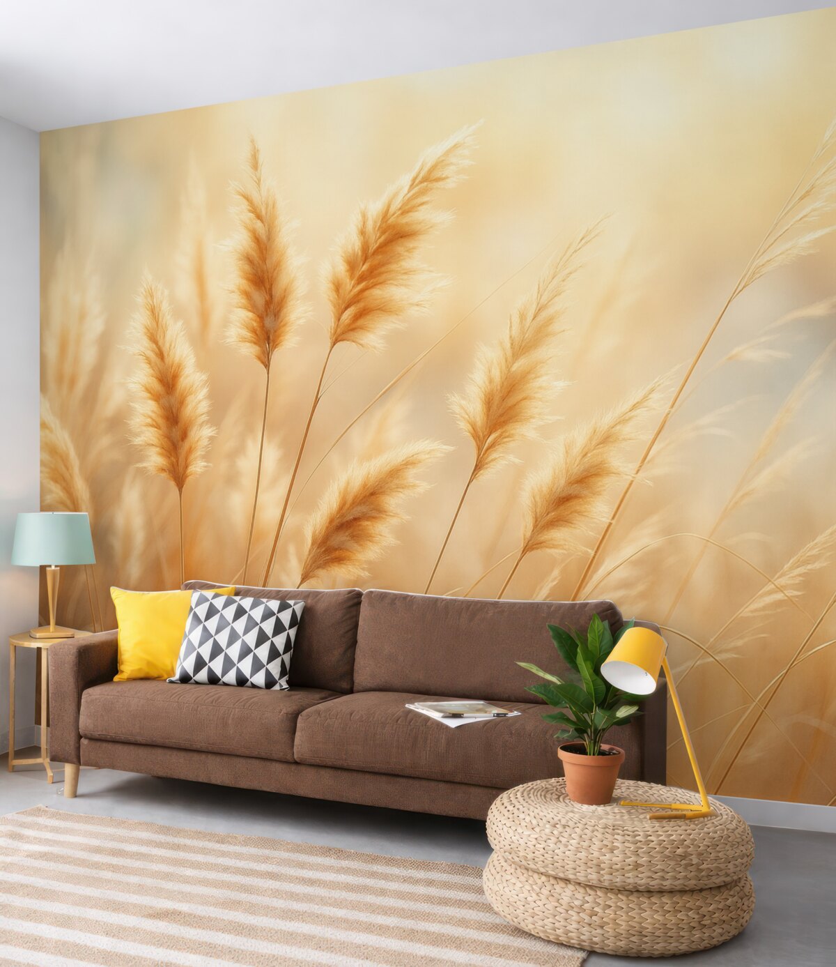 Fototapeta Trawa wyschnięta.