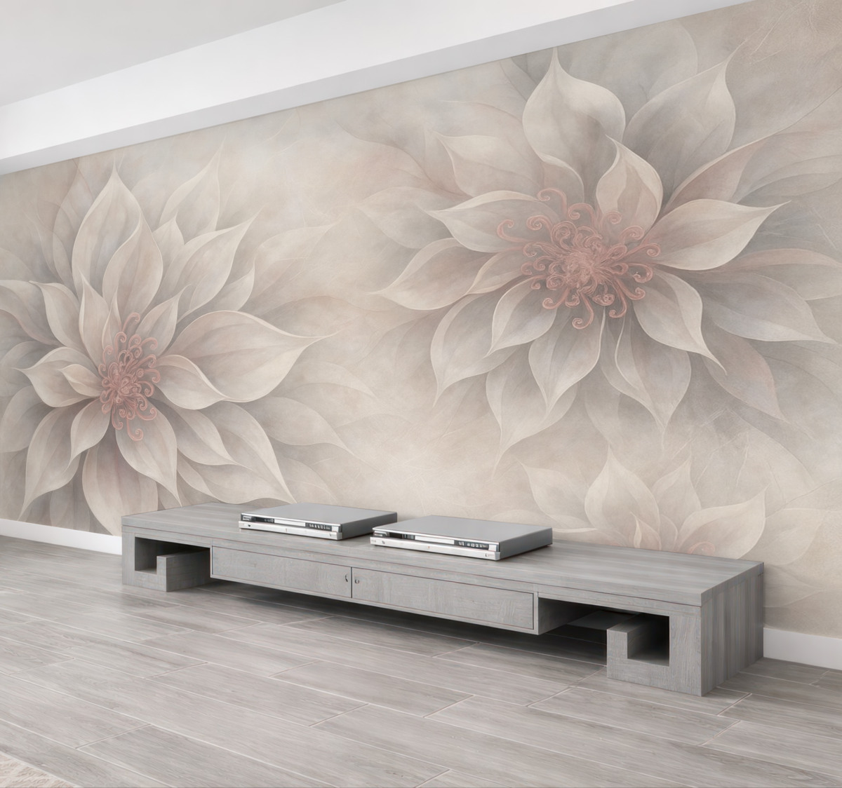 Fototapeta Przezroczyste rośliny kwiatu.