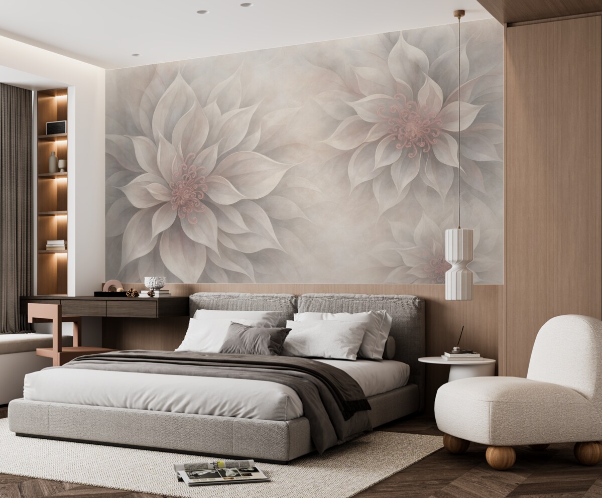 Fototapeta Przezroczyste rośliny kwiatu.