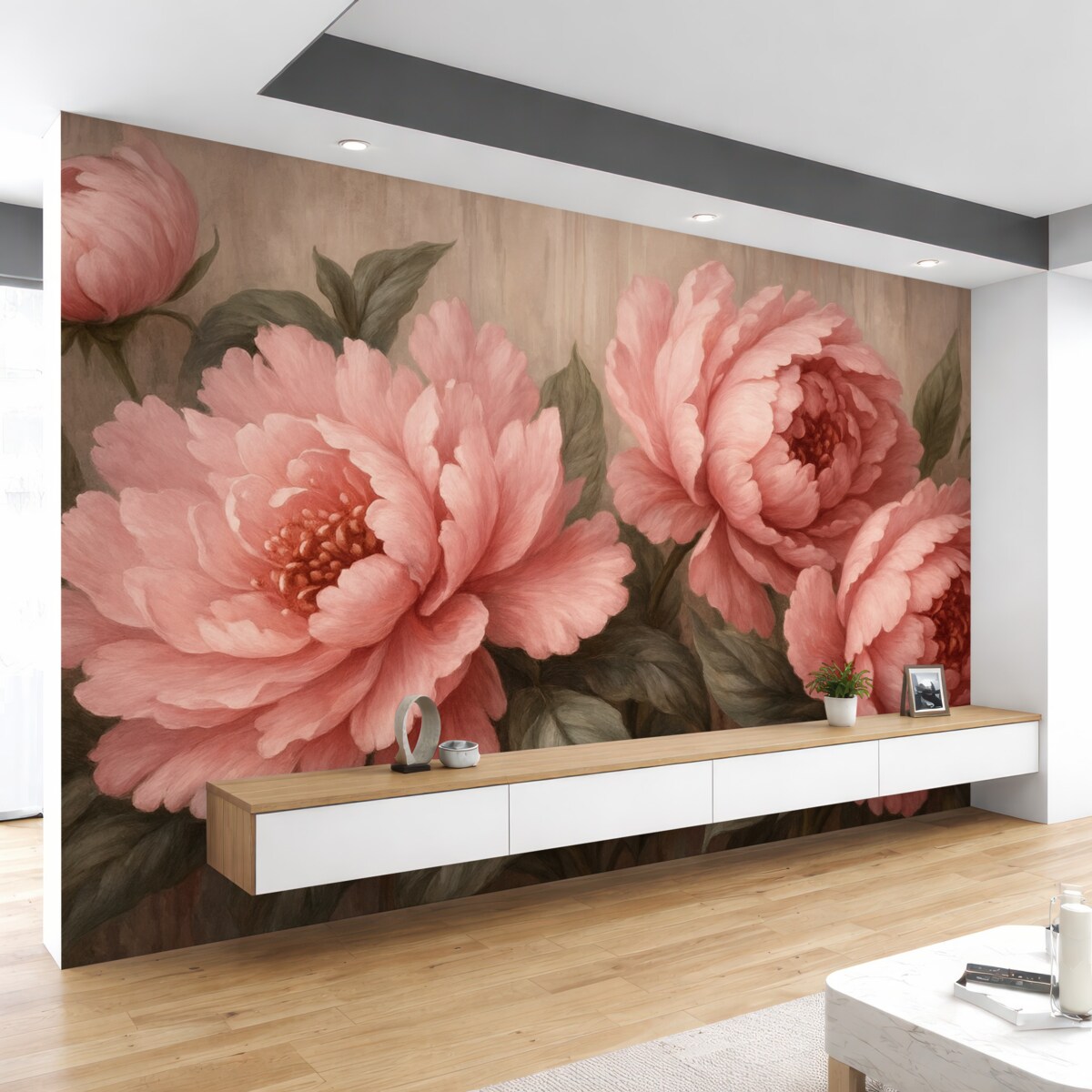 Fototapeta Różowe piwonie.