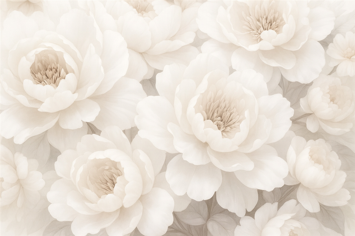 Fototapeta Białe kwiaty róży