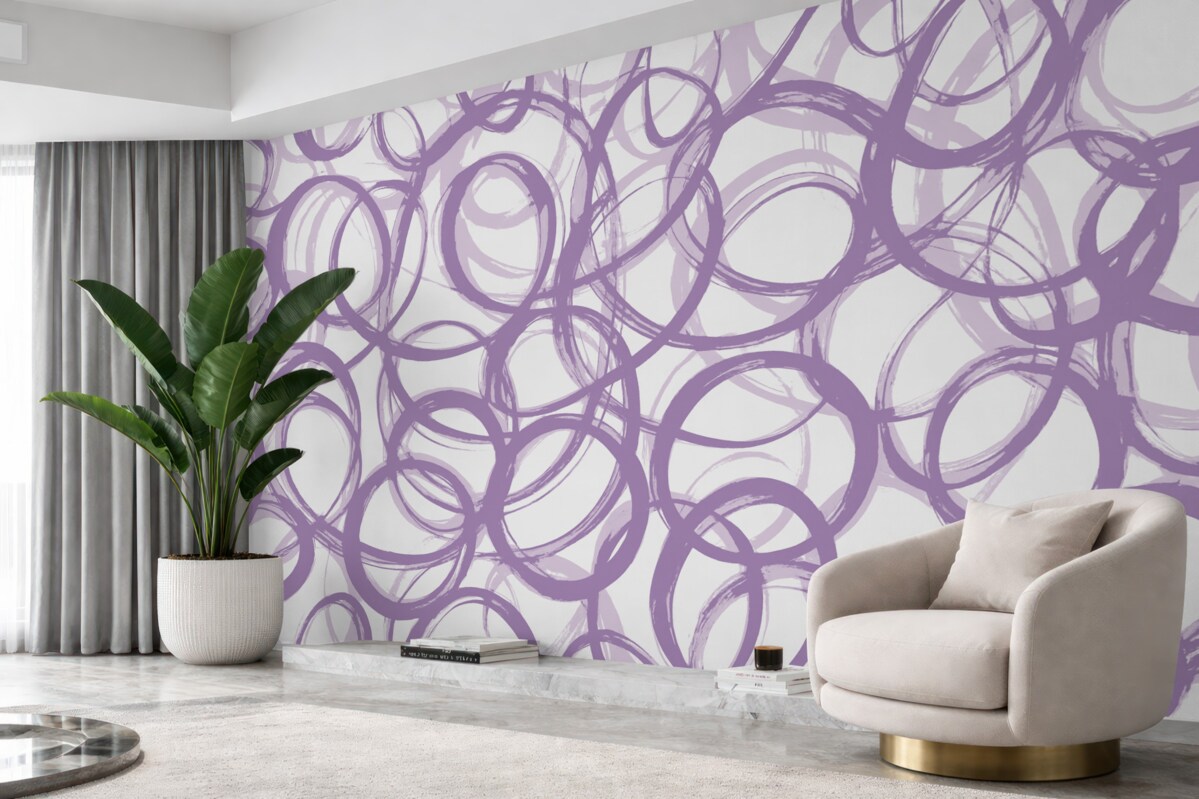 Fototapeta Abstrakcyjny wzór z falującymi liniami.