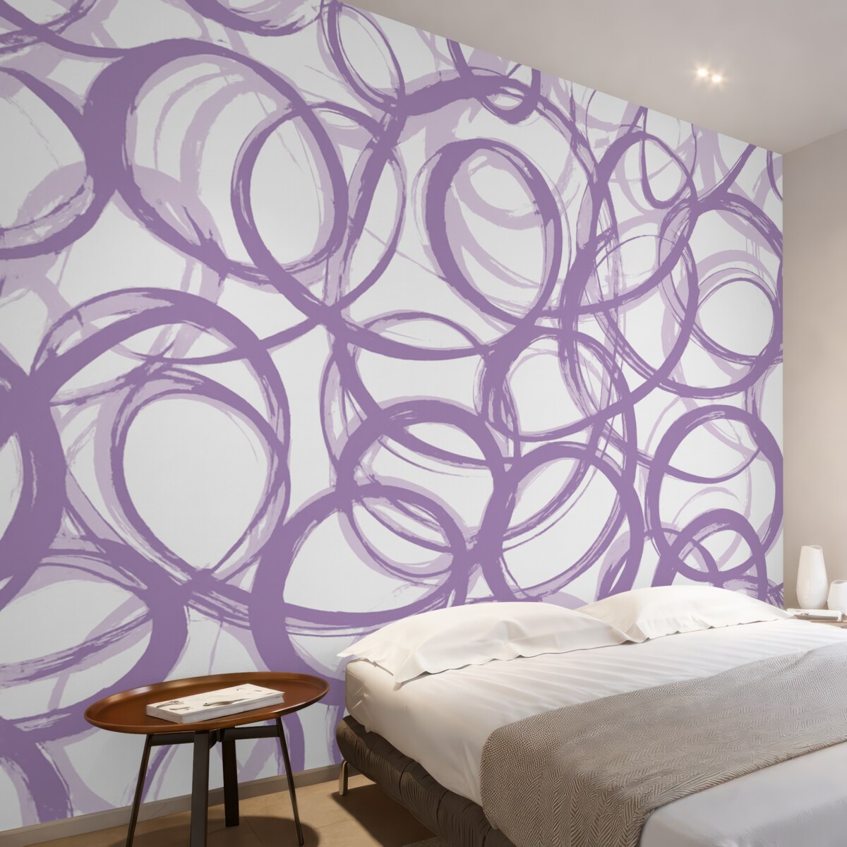 Fototapeta Abstrakcyjny wzór z falującymi liniami.