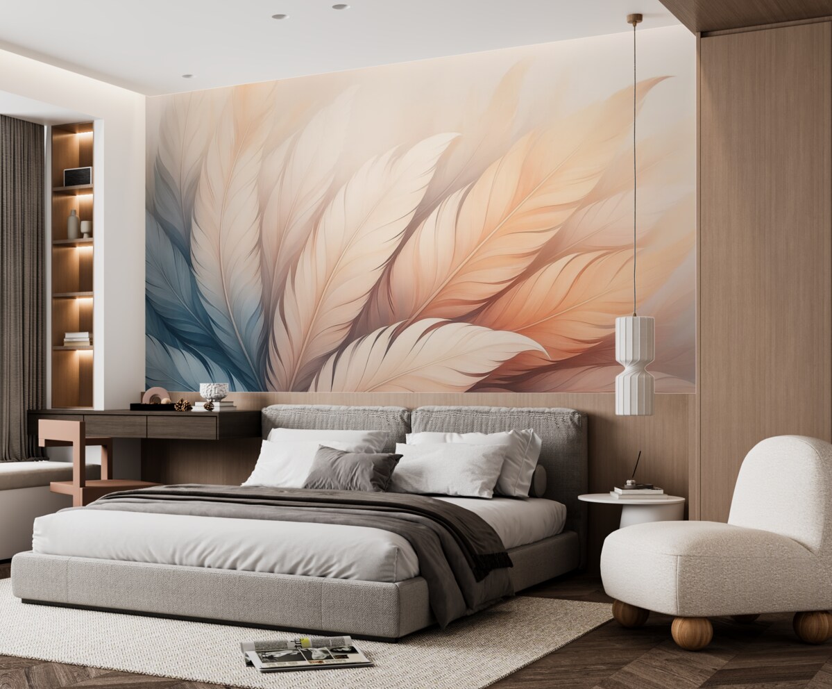 Fototapeta Kruchy puch w delikatnych odcieniach pastelowych