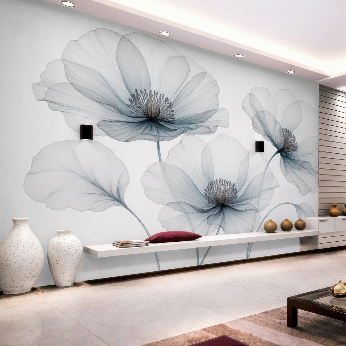 Fototapeta Eteryczne rośliny kwiatujące.