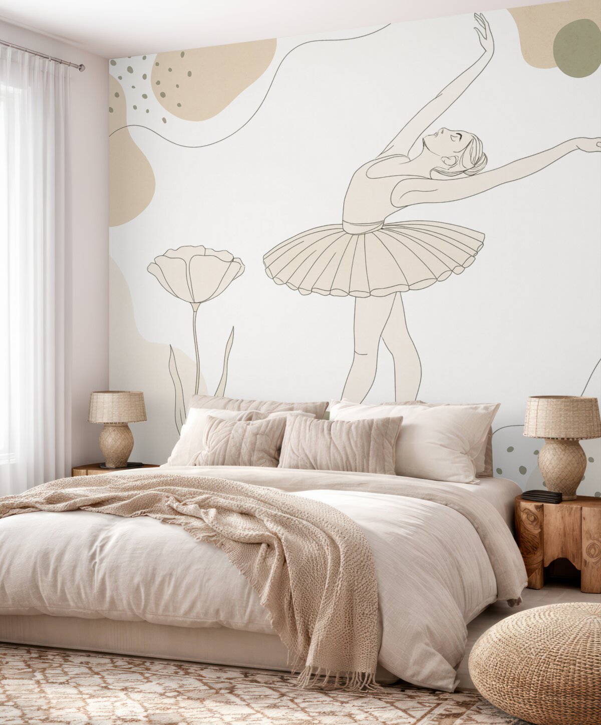 Fototapeta Delikatność tańca baletowego.