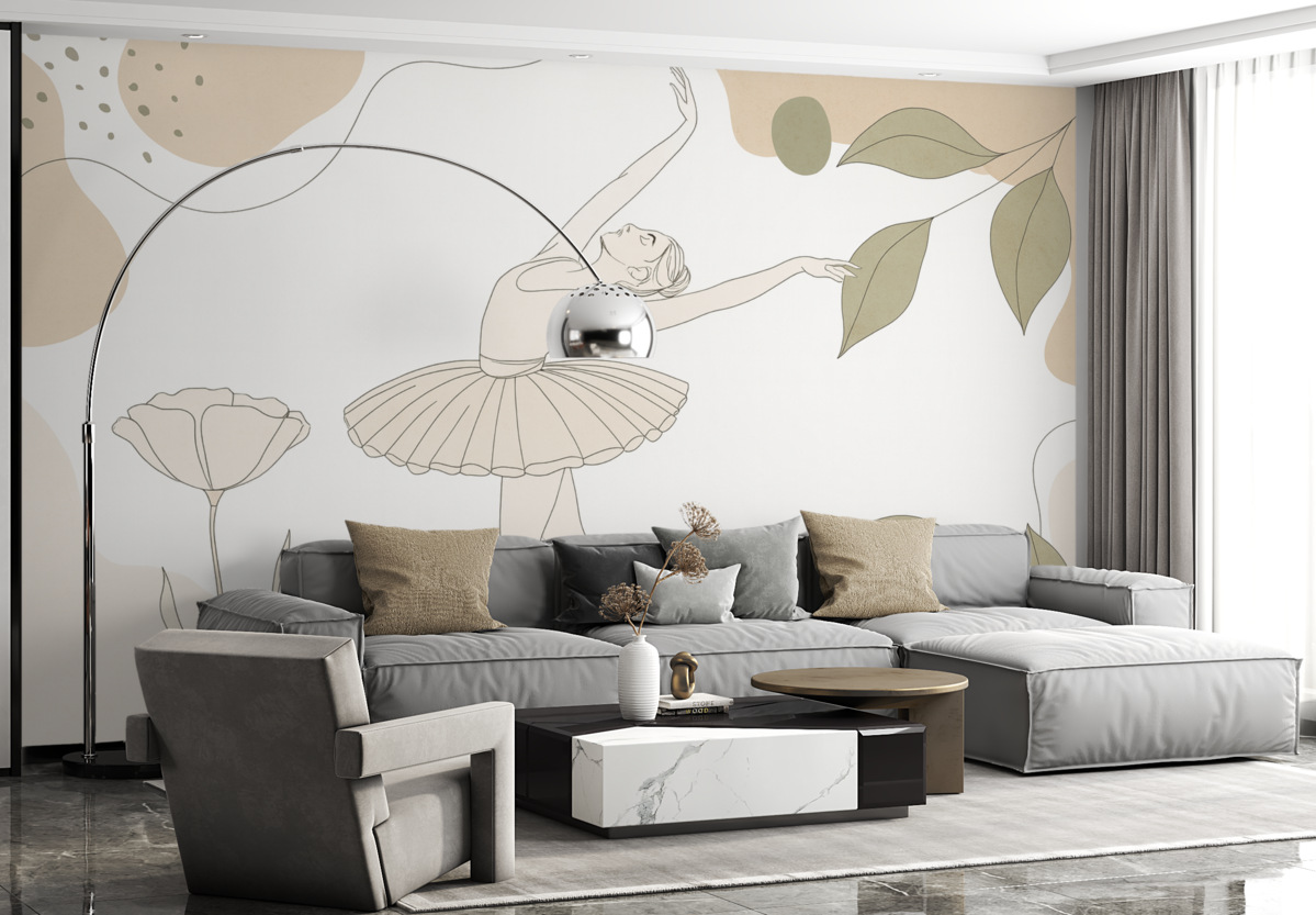 Fototapeta Delikatność tańca baletowego.