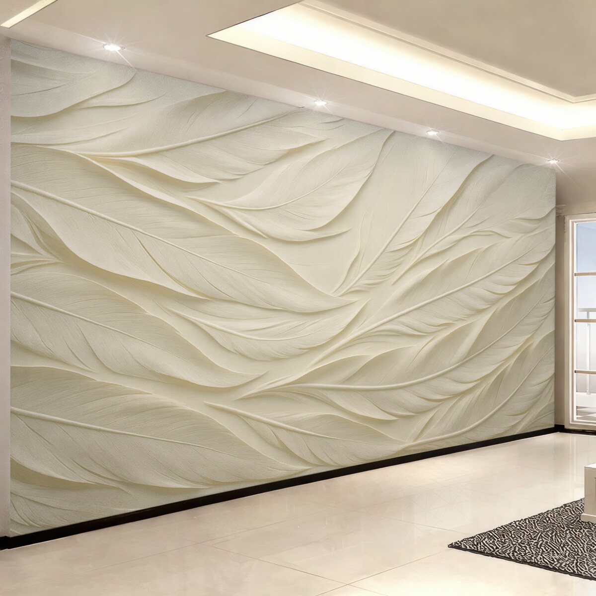 Fototapeta Pióra o dużych rozmiarach.