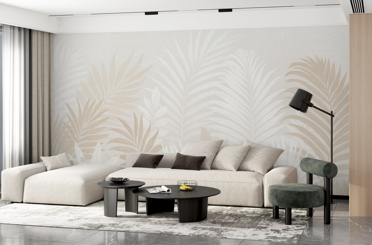 Fototapeta Stylowe liście tropikalne