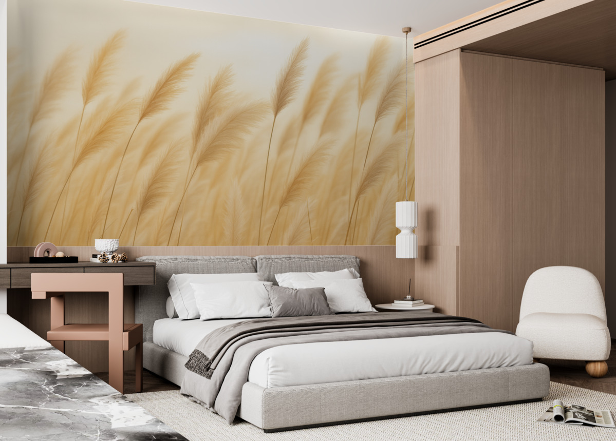 Fototapeta Subtelne kłosy zboża.