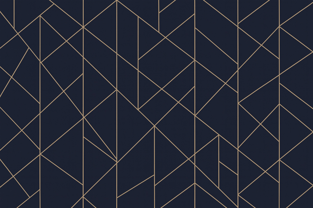 Fototapeta Geometriczne linie, mroczne tło.