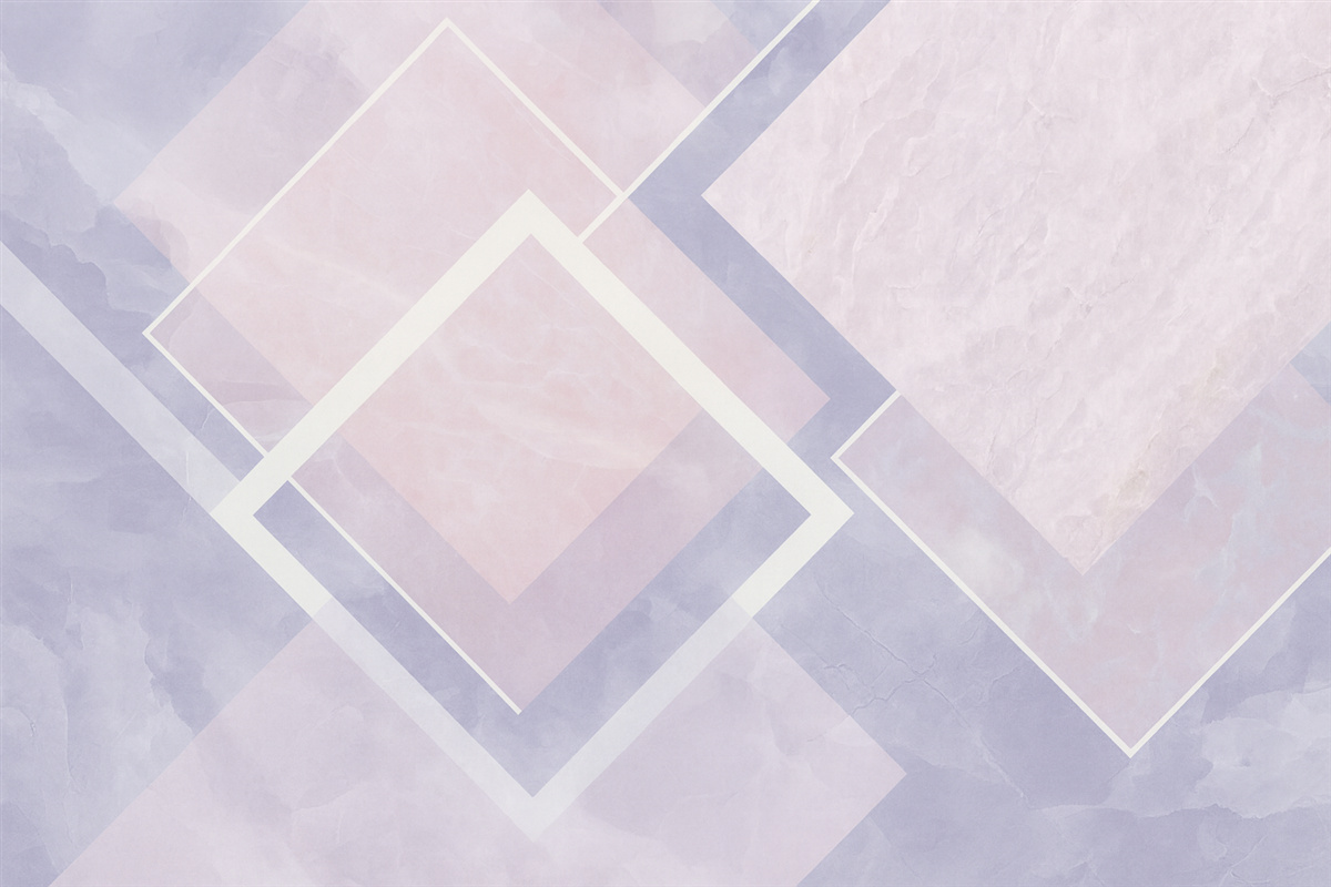 Fototapeta Geometria w tonacjach różu i niebieskiego.