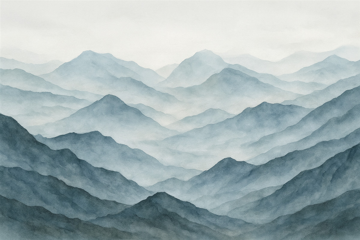 Fototapeta Abstrakcyjne szczyty.