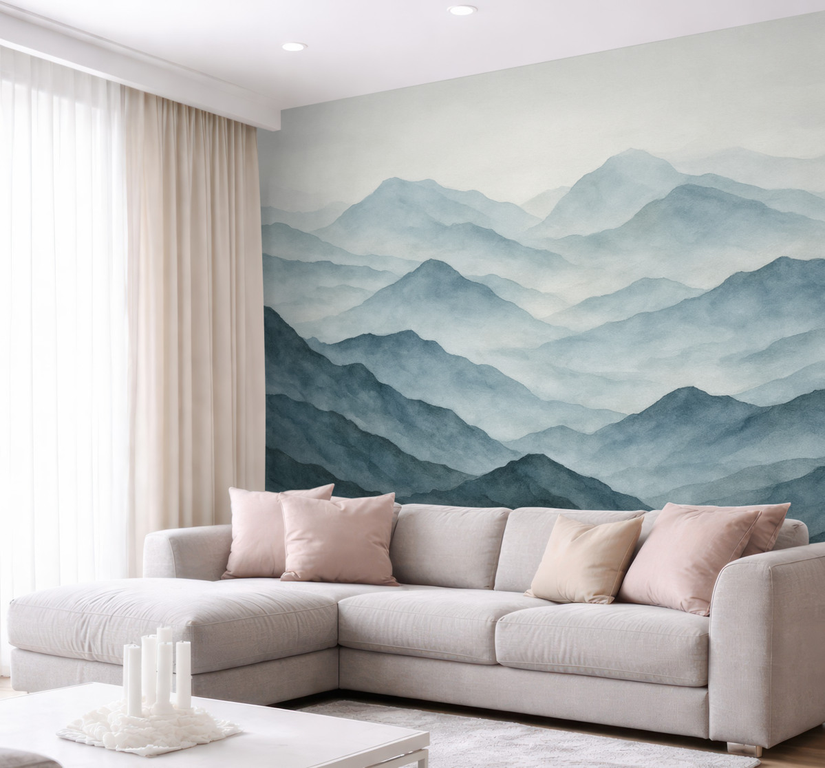 Fototapeta Abstrakcyjne szczyty.