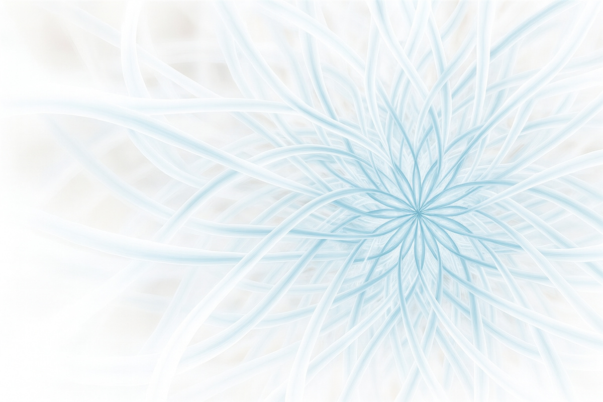 Fototapeta Imponujący nowoczesny kwiat w subtelnych pastelowych odcieniach.