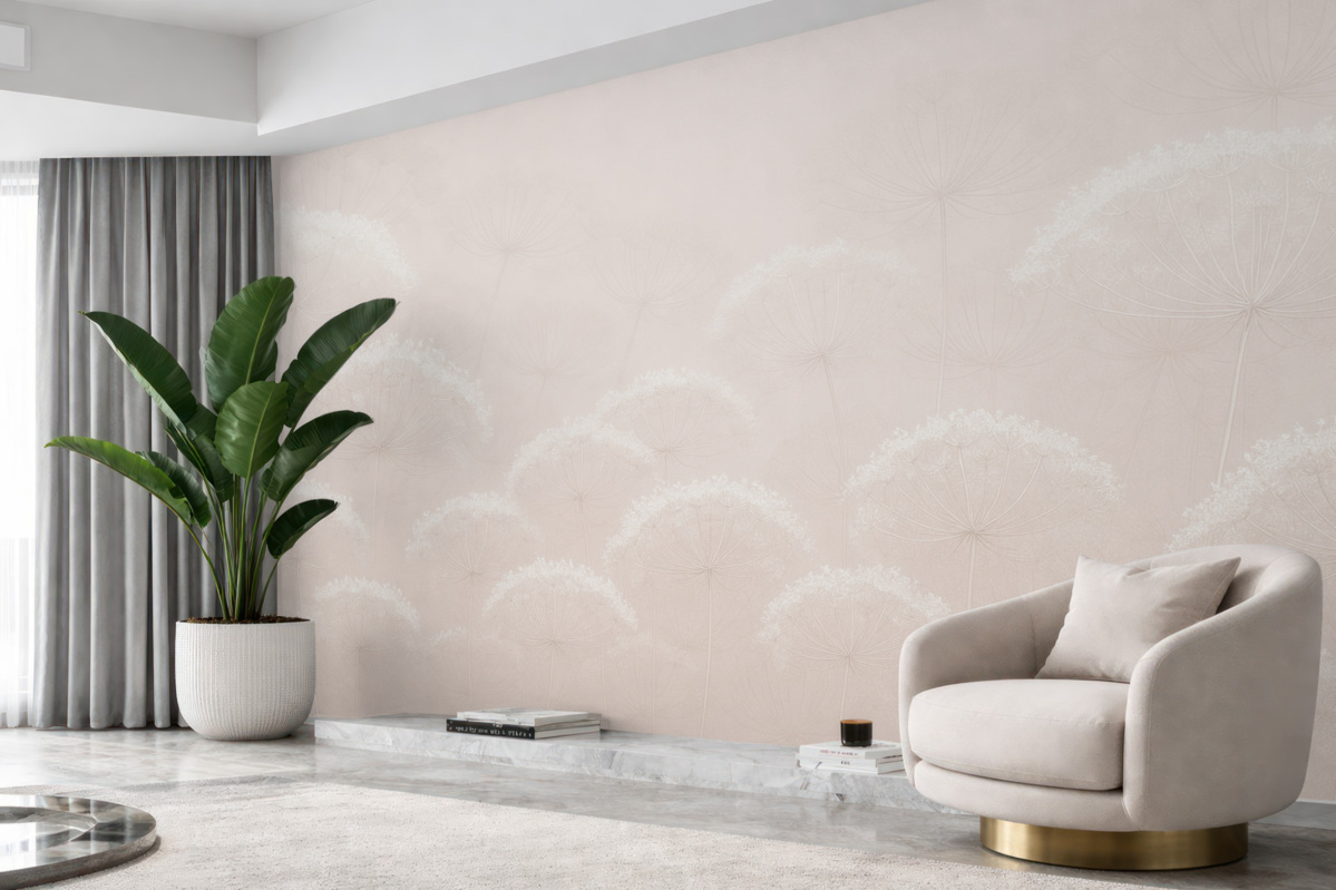 Fototapeta Słabe rośliny prostota różowa barwa.