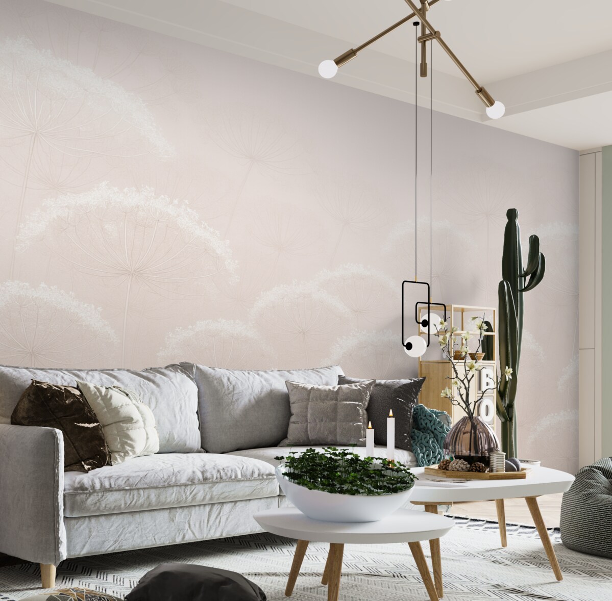 Fototapeta Słabe rośliny prostota różowa barwa.