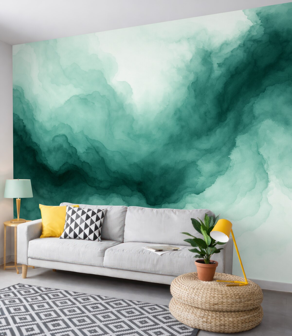 Fototapeta Abstrakcyjne rozwodnienia farby