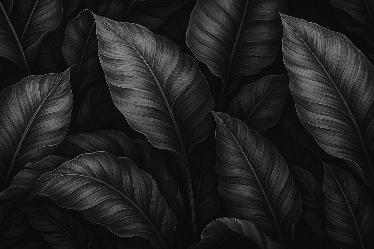 Fototapeta Jednolite liście bananowca