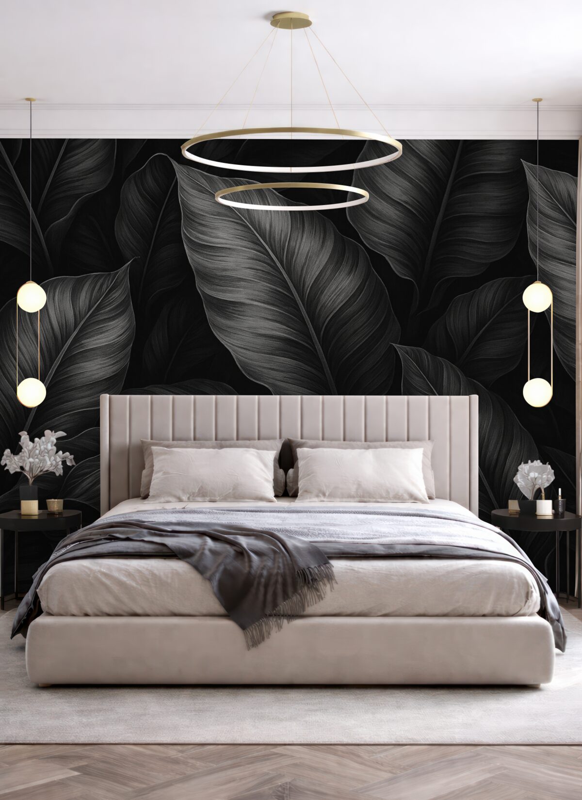 Fototapeta Jednolite liście bananowca