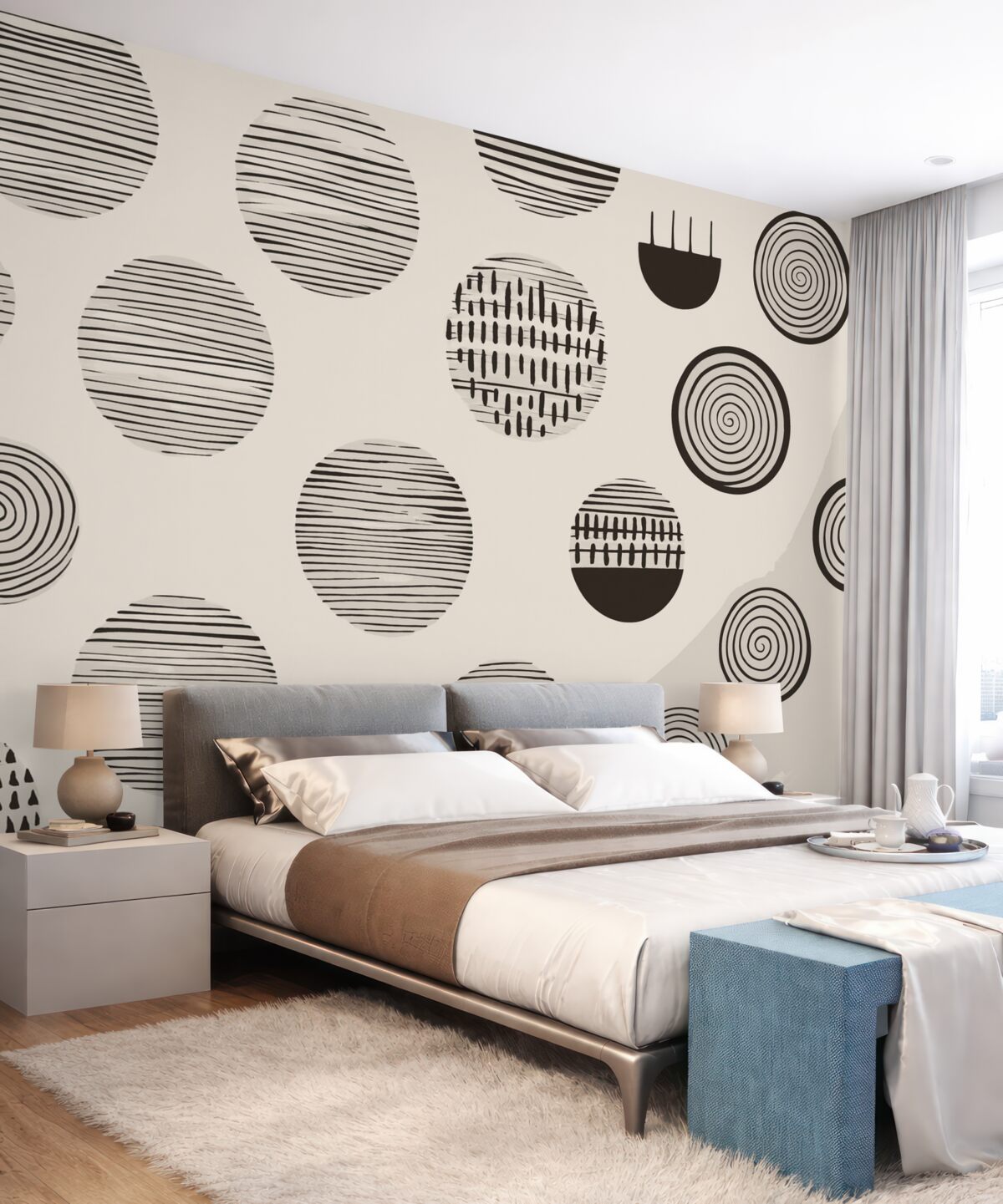 Fototapeta Wzory graficzne o charakterze abstrakcyjnym.