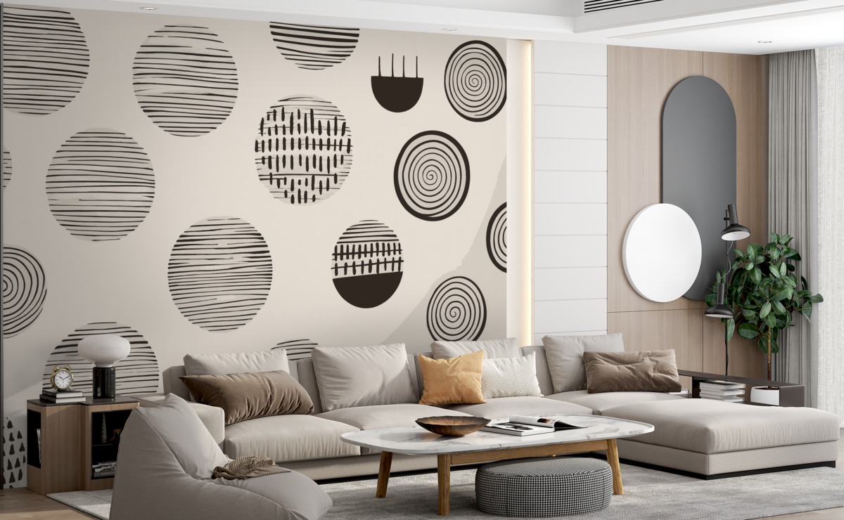 Fototapeta Wzory graficzne o charakterze abstrakcyjnym.