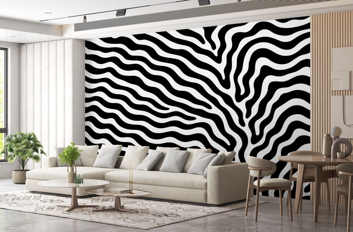 Fototapeta Pasiaste wzory zebr.