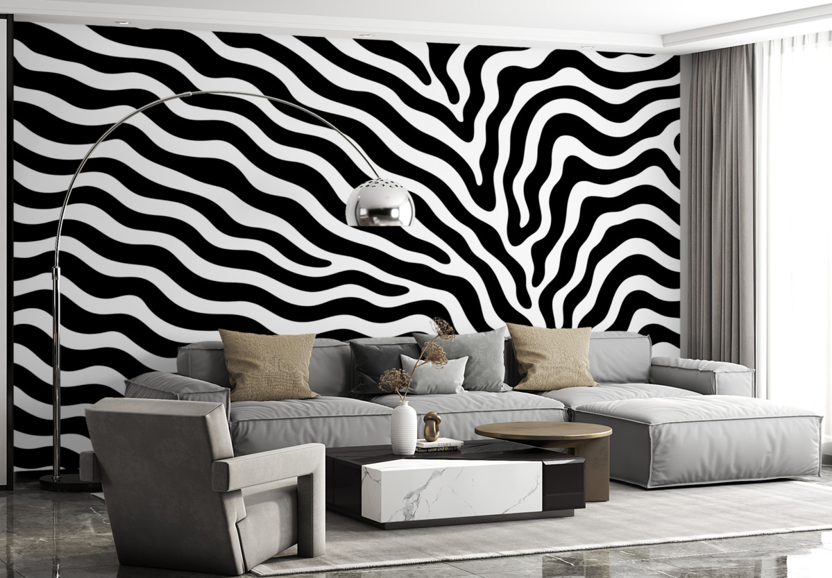 Fototapeta Pasiaste wzory zebr.