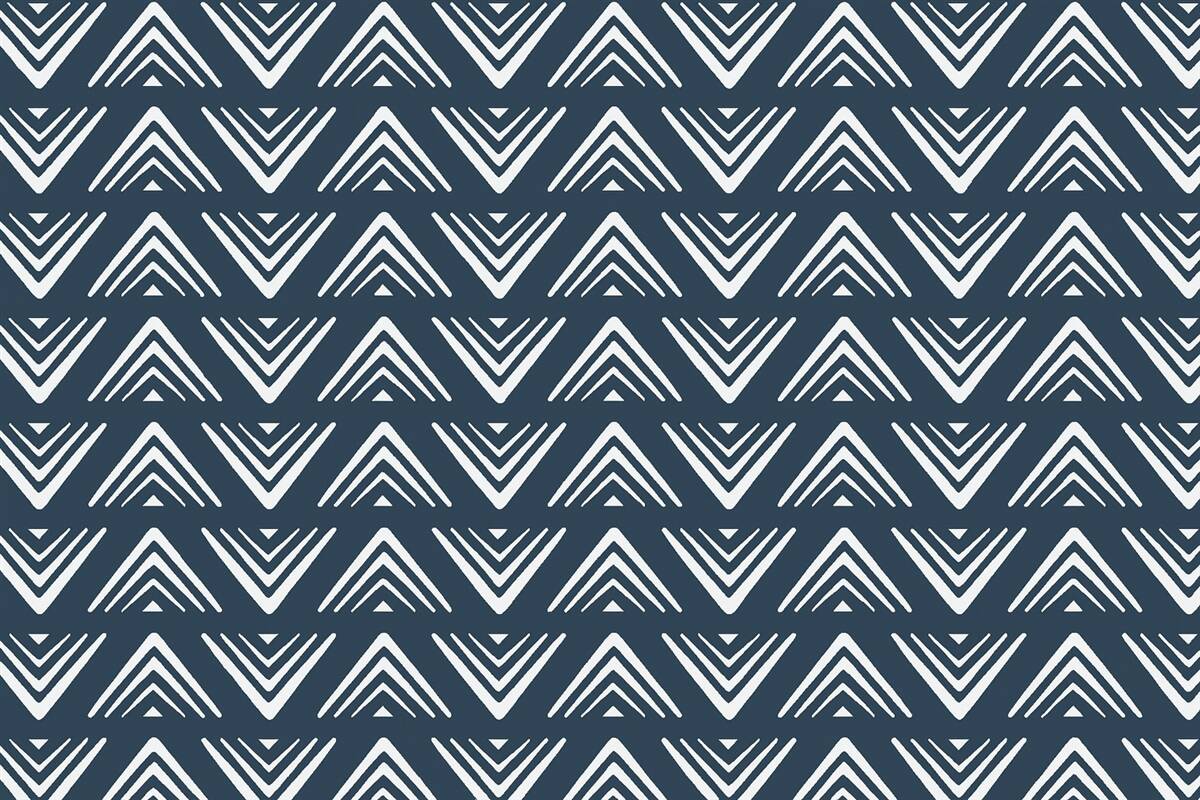 Fototapeta Geometrical wierzchołki na niebieskim tle.