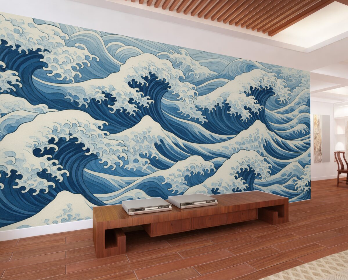 Fototapeta Japońskie zmarszczki na wodzie