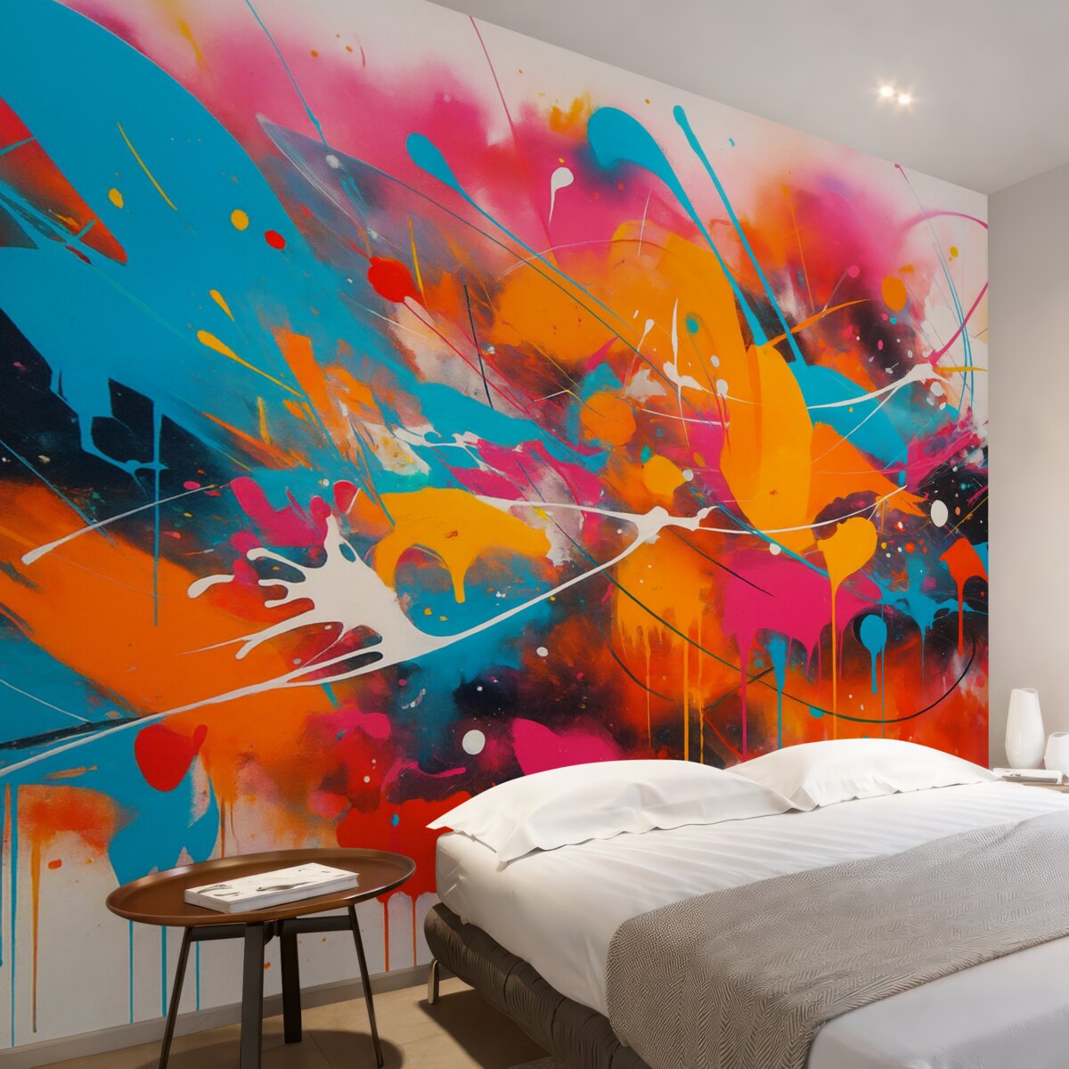 Fototapeta Abstrakcyjny splash żywych barw.