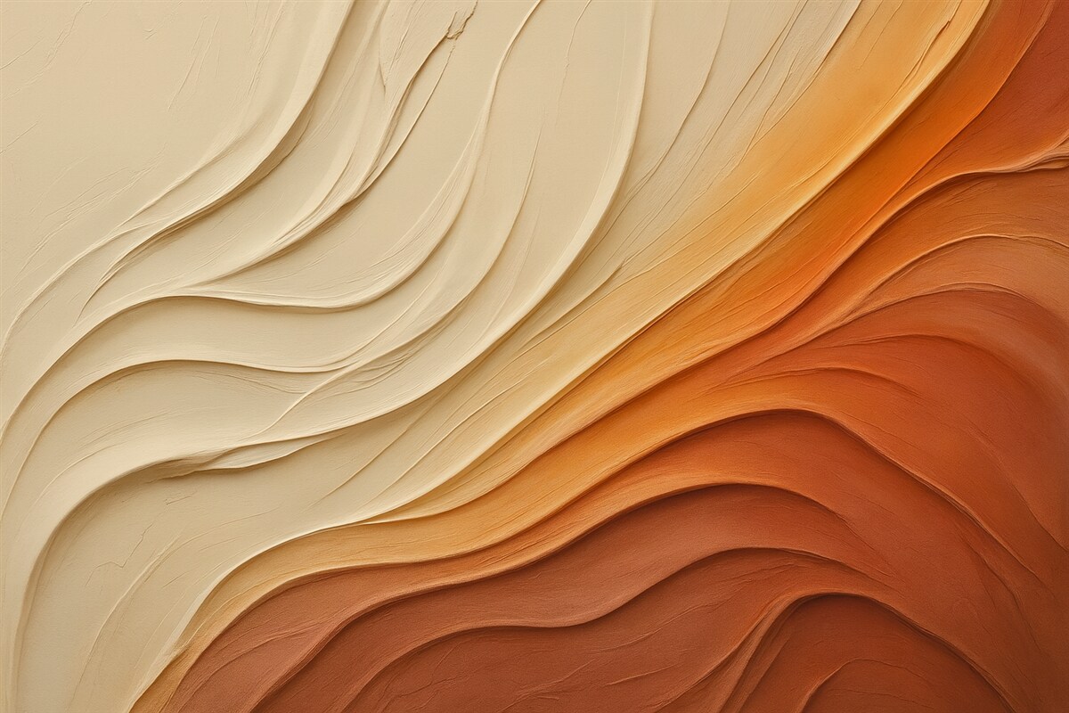 Fototapeta Abstrakcyjna powierzchnia, beżowy, czerwony, pomarańczowy kolor.