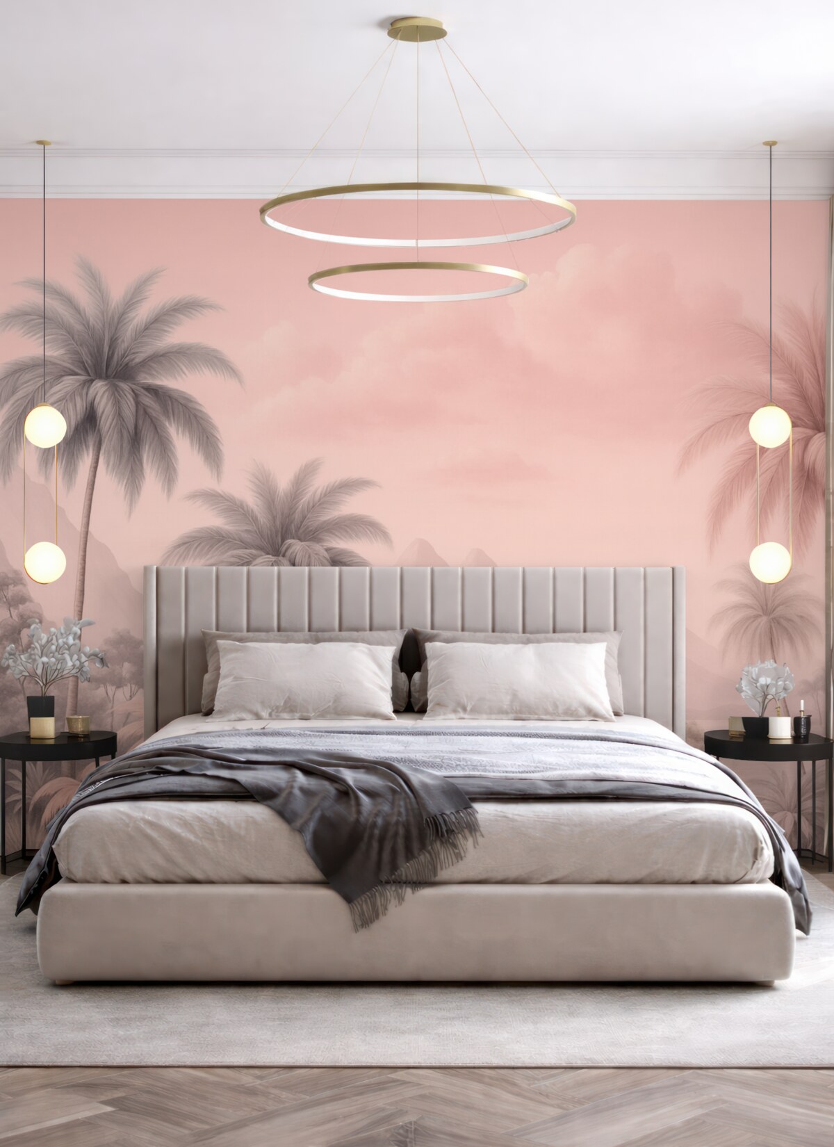 Fototapeta Tropiki w odcieniach różu