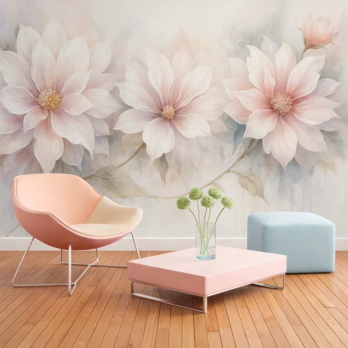 Fototapeta Trzy bukiety.