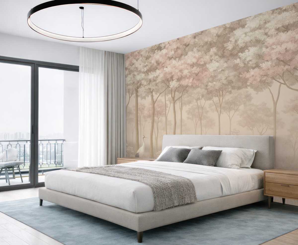 Fototapeta Czarujący pastelowy las