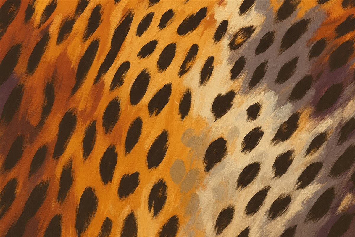 Fototapeta Abstrakcyjny wzór w afrykańskim stylu naśladujący ruchy pędzla.