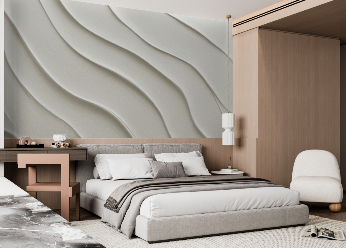 Fototapeta Skutek delikatnej betonowej ściany.