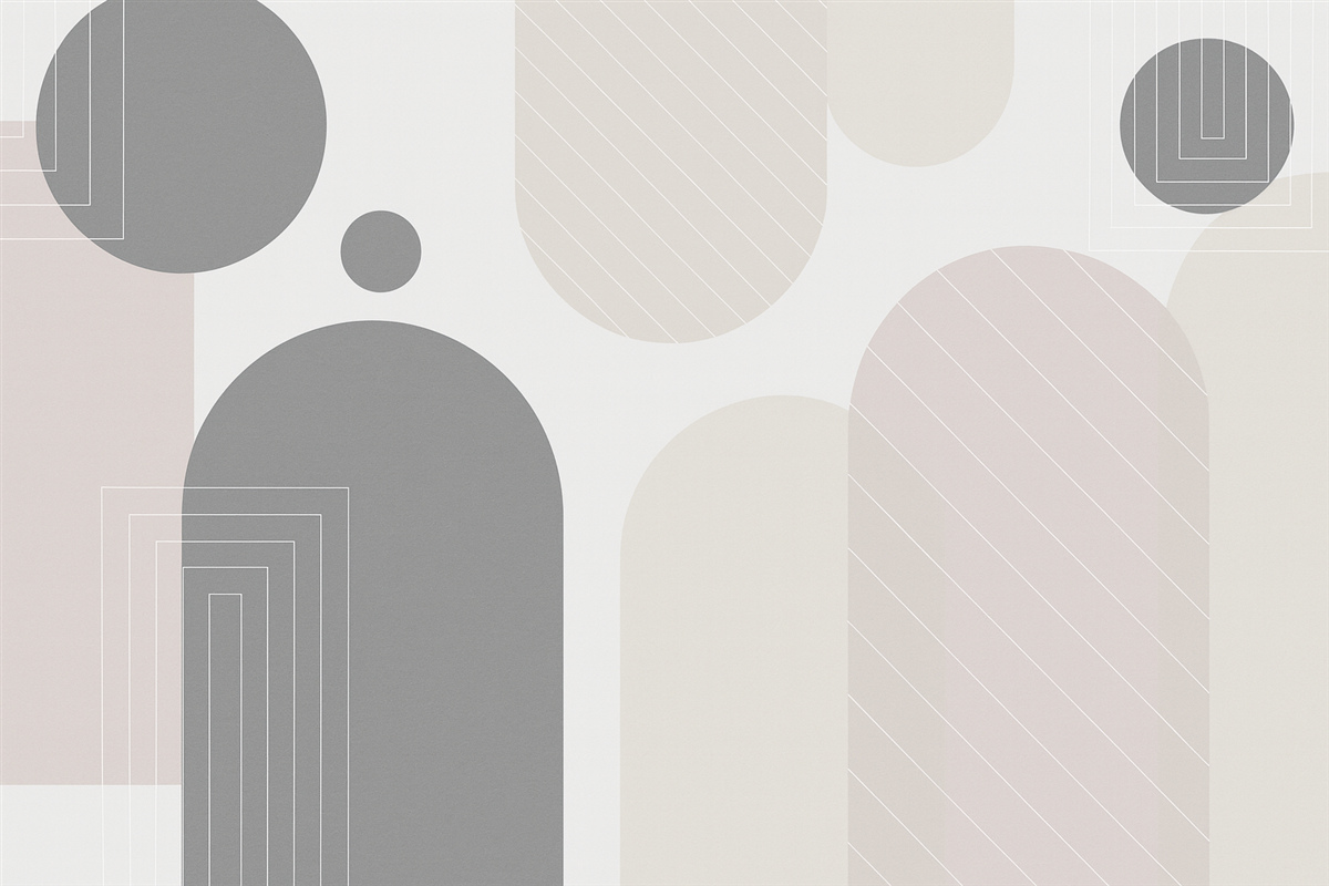 Fototapeta Geometria w delikatnych odcieniach.