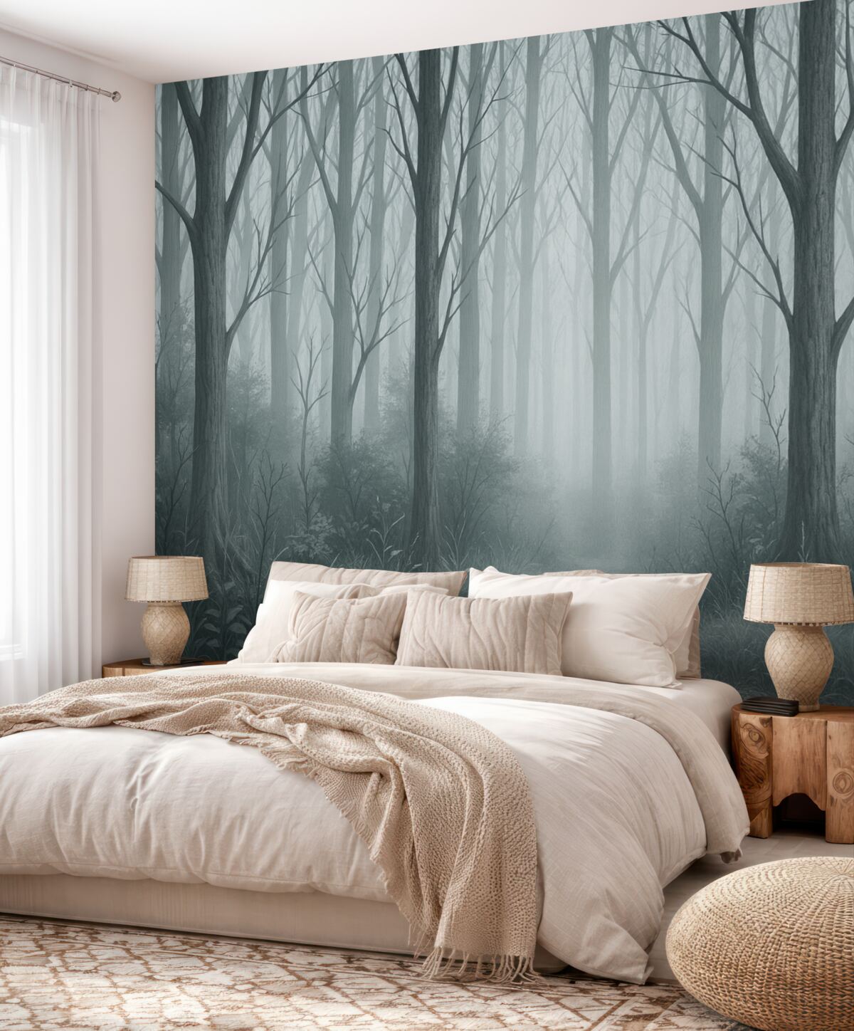 Fototapeta Zarysy lasu.