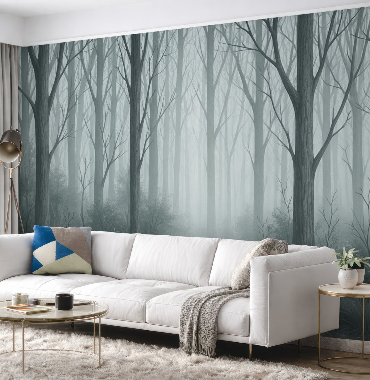 Fototapeta Zarysy lasu.