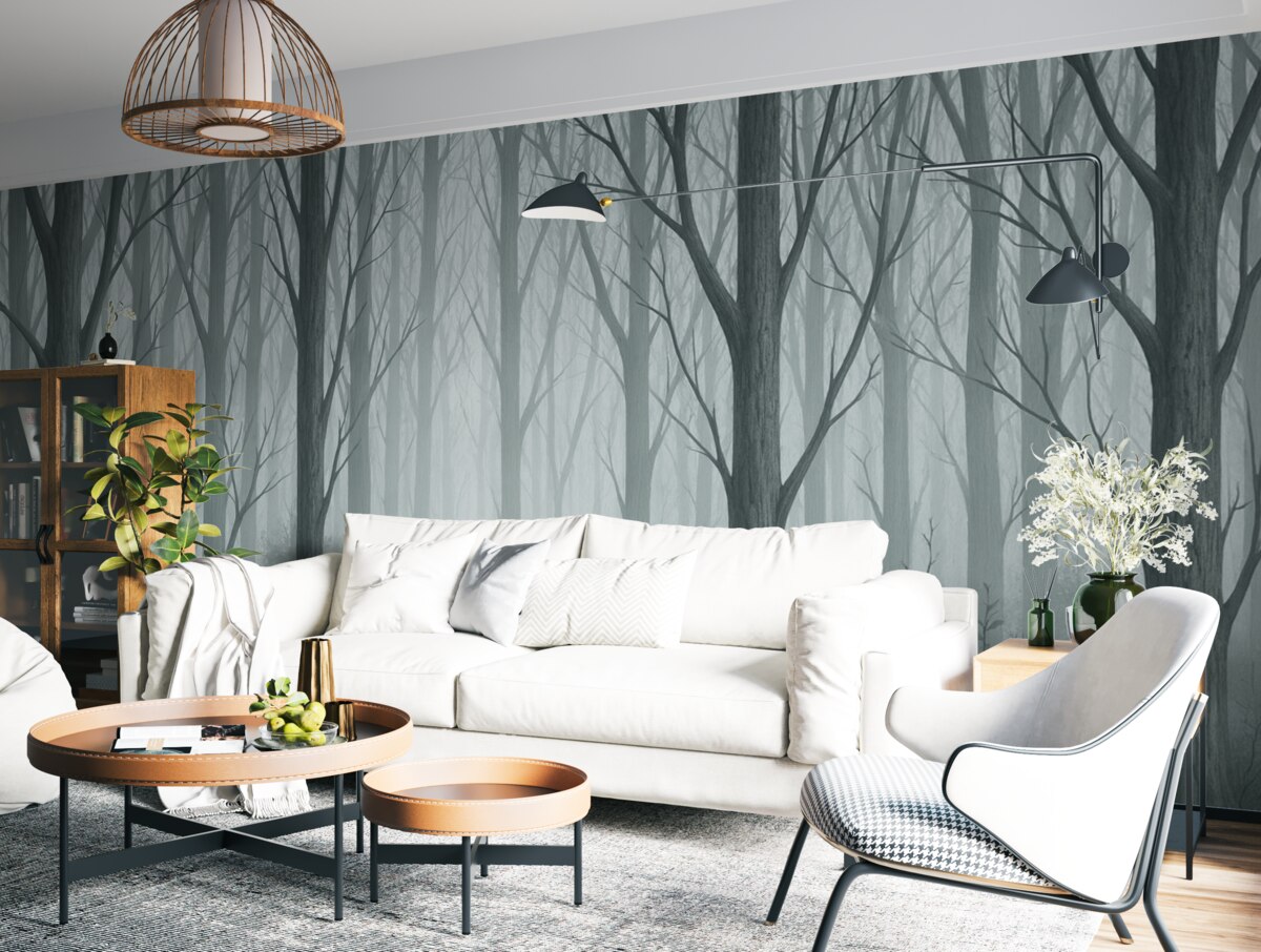 Fototapeta Zarysy lasu.